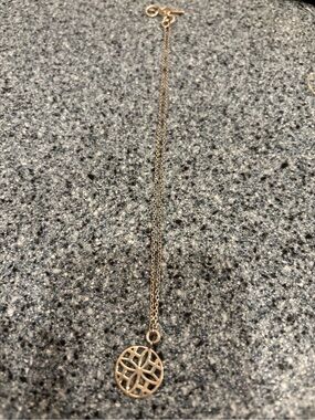 Lois Hill Gold Openwork Globe Pendant on Fine Chain